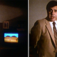 Side-by-side screenshots show two men demonstrating the game Custer's Revenge.